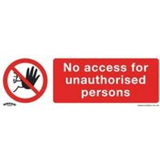 Worksafe Prohibition Safety Sign No Access