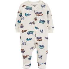 9-12M Nightwear Children's Clothing Carter's Baby Car 2-Way Zip Thermal Sleep & Play - Ivory