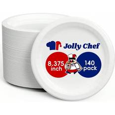 Shein JOLLY CHEF Inch Disposable Paper Plates Count White Paper Plate Bulk Heavy Duty Paper Plates For Everyday Uese Festival Party