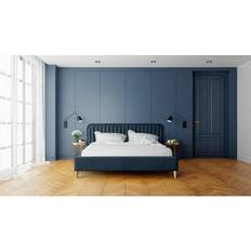 Blau Betten-Sets Polsterbett Doppelbett miami 180x200cm Betten-Sets