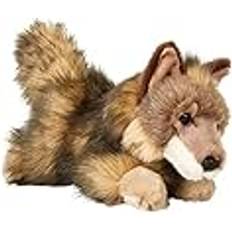 Uni-Toys Wolf boy, lying down 24 cm length plush wolf plush toy, cuddly toy