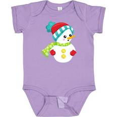 Bodysuits Inktastic Sold by: Snowman With Hat Scarf Gloves Carrot Nose Boys or Girls Baby Bodysuit