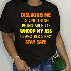 Feathers T-shirts Shein By God Spoiled By My Husband Letter Women Short Sleeve TShirt