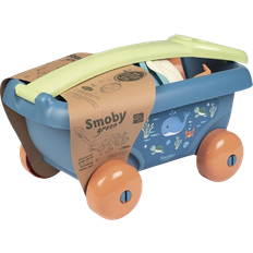 Smoby Plastleksaker Utomhusleksaker Smoby Green Garnished Beach Cart