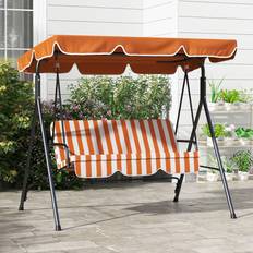 Orange Canopy Porch Swings Dakota Fields Yair Porch Swing