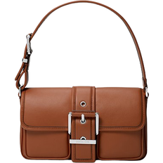 Michael Kors Colby Medium Leather Shoulder Bag - Luggage