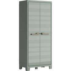 Keter Adjustable Shelves Green Storage Cabinet 80x182cm