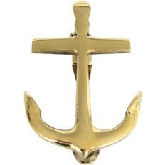 Door Knockers Treasure Gurus Solid Brass Ships Anchor Door Knocker Coastal Beach House/Boat Decor Doorknocker