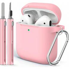 Headphone Accessories Shein AirPods Case Cover With Same Color Brush