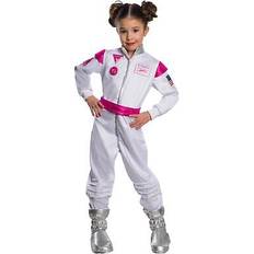 Barbie S, White/Pink Girls Astronaut Costume