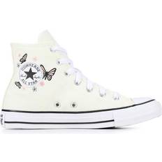 Converse Big Kid's Chuck Taylor All Star Butterflies - Egret/Black/White