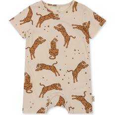 18-24M Playsuits Konges Sløjd Basic Romper - Tiger Sand (KS100765)