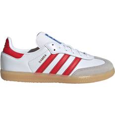 adidas Kid's Samba OG - Cloud White/Collegiate Red/Gum