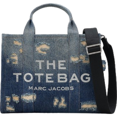 Marc Jacobs The Rip and Repair Denim Medium Tote Bag - Punk Indigo