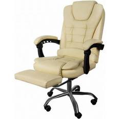 MALATEC 23287 Cream Chaise de bureau 110cm