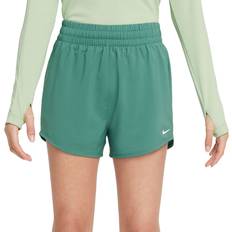 Nike Big Kid's One Dri-FIT High-Waisted Woven Training Shorts - Bicoastal/White (DX4967-361)