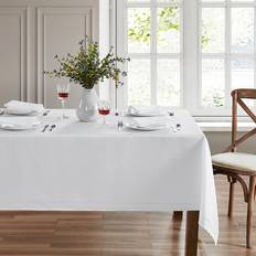 Tablecloths Elrene Alison Eyelet Punched Border Fabric 60 x 84 in White Tablecloth White (213.4x152.4)