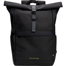 Roll Top Zaini Tommy Hilfiger Monotype Logo Roll Top Backpack - Black