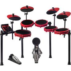 Drum Kits Alesis Nitro Max Expanded Electronic Drum Kit Red