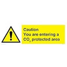 Viking Signs Schild "Caution you are entering a CO2 protected