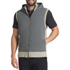 Puma L Vests Puma Men's Clubhouse Hybrid Golf Vest, Medium, Mineral Gray/Pebble Gray