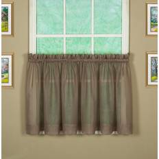 Emelia Original Voile Tier Pair 30 Taupe 60 W x 30 L