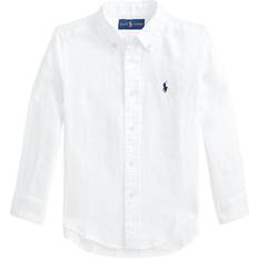 18-24M Shirts Children's Clothing Polo Ralph Lauren Kid's Linen Classics Shirt - White