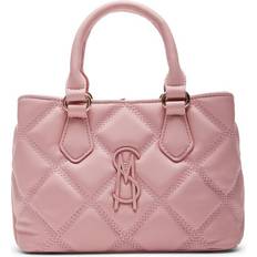 Steve Madden Bmickey Logo Plaque Satchel Bag - Blush