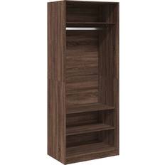 Armadi vidaXL 3307699 Brown Oak Armadio 80x200cm