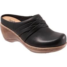 Wide Fit Clogs Softwalk Mackay Clog Black