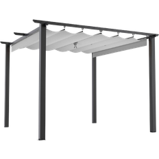 Retractable Pergola with Canopy