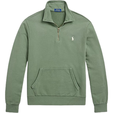 Clothing Polo Ralph Lauren Loopback Fleece Quarter Zip Sweatshirt - Cargo Green