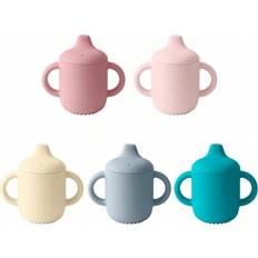 Grey Sippy Cups Shein PC Baby Silicone Sippy Cup With Double Handle Portable Water Bottle For Kids Feeding Learning Baby Items Leakproof Baby Cups