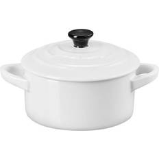 Le Creuset Kasseroller & Stegepander på tilbud Le Creuset Signature Minipata 0.25 L White