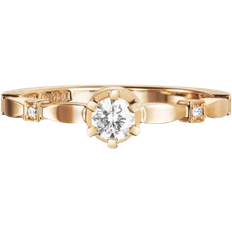 Efva Attling Forget Me Not Star Ring - Gold/Diamonds