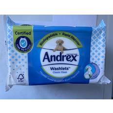Andrex washlets flushable toilet tissues wipes classic clean wipes