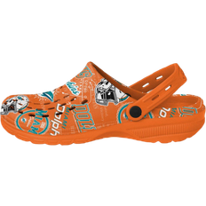 Shoes Foco Miami Dolphins Historic Print Clog - Orange