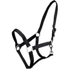 Cabestros para caballos QHP Halter con cremallera Noir