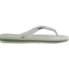 51 ½ - Weiß Flip-Flops Havaianas Brasil Logo Flip-Flops - White