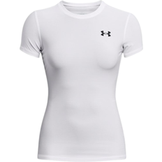 Soccer Tops Under Armour Women's Heatgear Og Compression Short Sleeve - White/Black