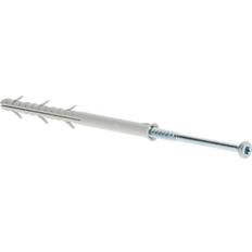 Skruv & plugg 8x120mm lättbetong/håltegel/leca 50-pack