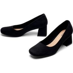Pumps Clou Svarta Mel Pumps Elegant