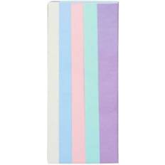 Pastel tissue paper assorted colours gift wrap christmas birthday wrapping x 10