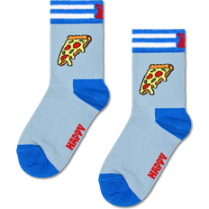 Oransje Undertøy Happy Socks Kids Light Blue Pizza Slice Crew Light Blue, Blue, White, Yellow, Red, Orange 12-24 Months