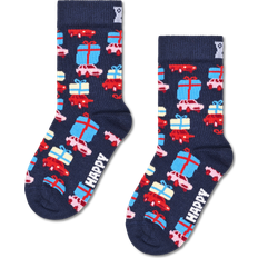 Happy Socks Kids Holiday Shopping Crew Socke - Schwarz/White/Red/Pink/Light Blue