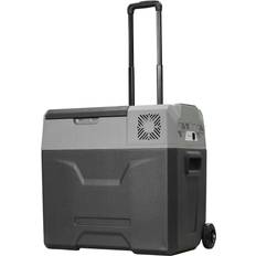 Car Refrigerator, Portable 12/24V 50 Litre Fridge Freezer, Electric Cooler Box for Camping, Travel, Picnic, Grey