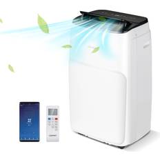 Costway 12000 BTU Portable Air Conditioner with Smart App Control White