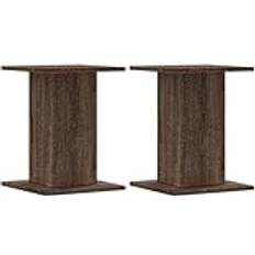 Speaker Stands 2 pcs Brown Oak
