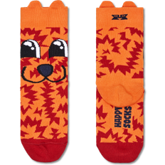 Oransje Undertøy Happy Socks Kids Orange Fox Crew Orange, Dark Red, Black, White 7-9 Years