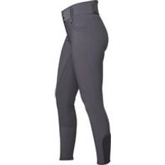 Équitation Pantalon de concours avec grip taille haute femme Premier Equine Sophia Gris